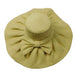 Classy Sun Hat with Large Bow - Jeanne Simmons Hats Wide Brim Sun Hat Jeanne Simmons js1999tn Tan  
