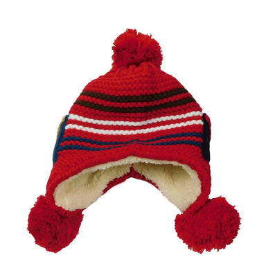 Knit Trapper with Pocket Trapper Hat Jeanne Simmons CWAC007RD Red  