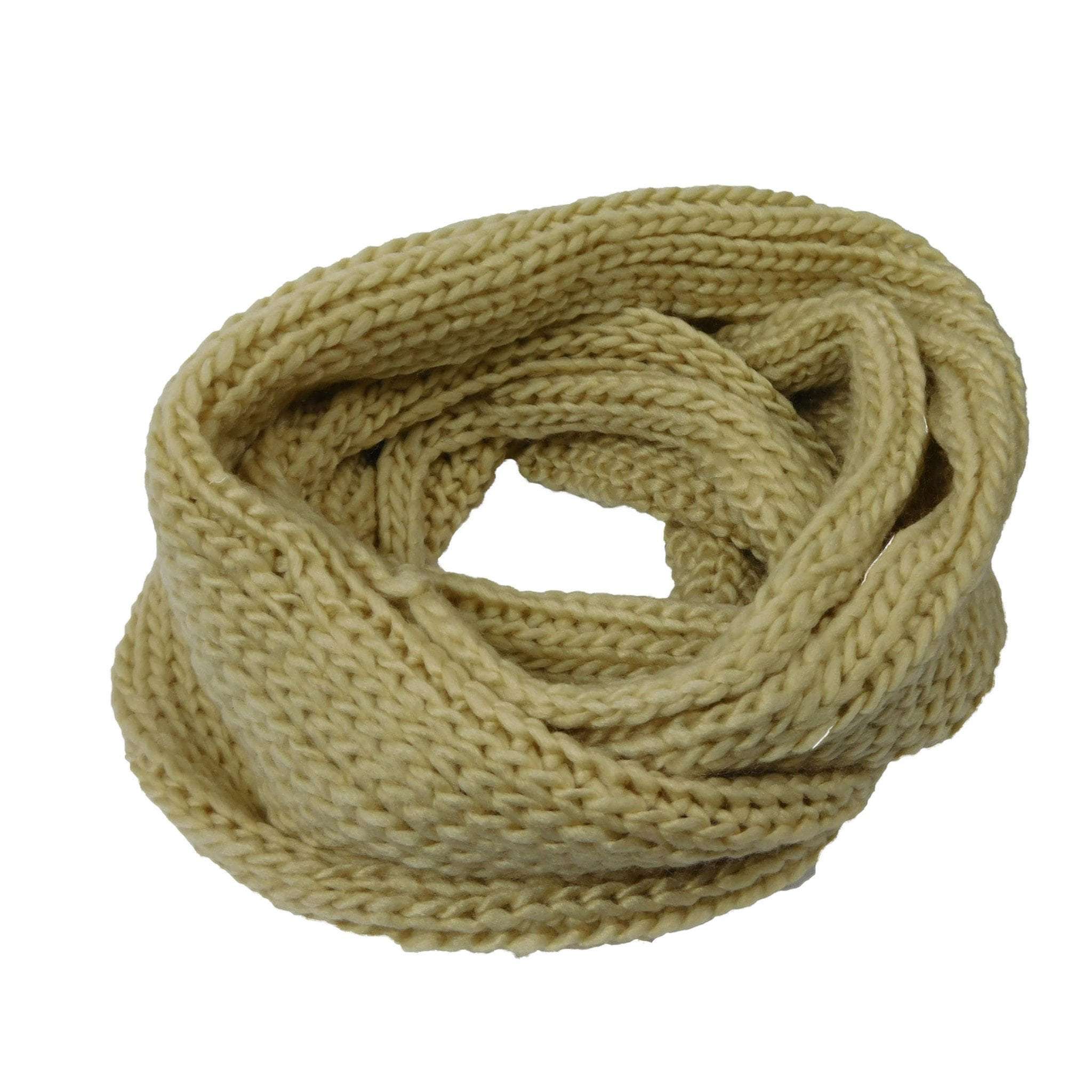 Knit Infinity Scarf Scarves JEL WWPO285CR Cream  