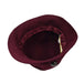 Wool Felt Bucket Hat with Button Accent Cloche Jeanne Simmons    