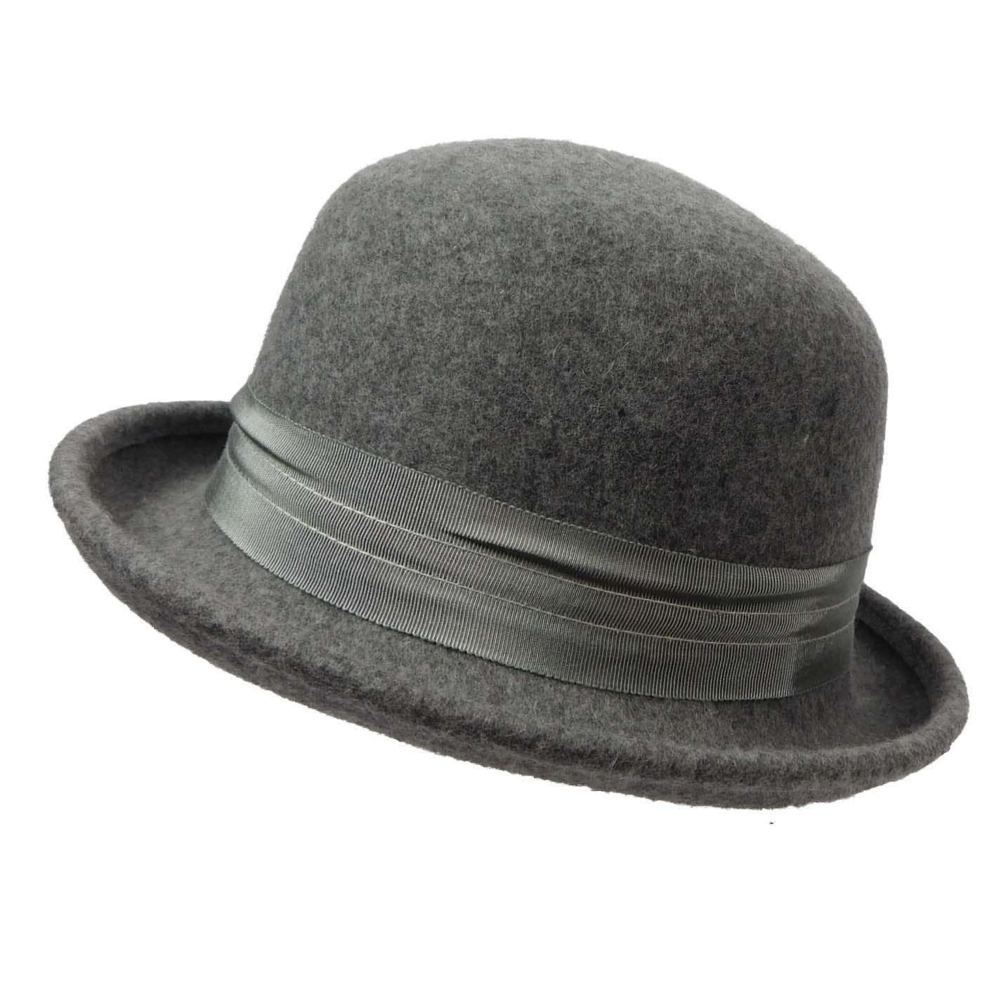 Large Brim Bowler Style Hat, Bowler Hat - SetarTrading Hats 