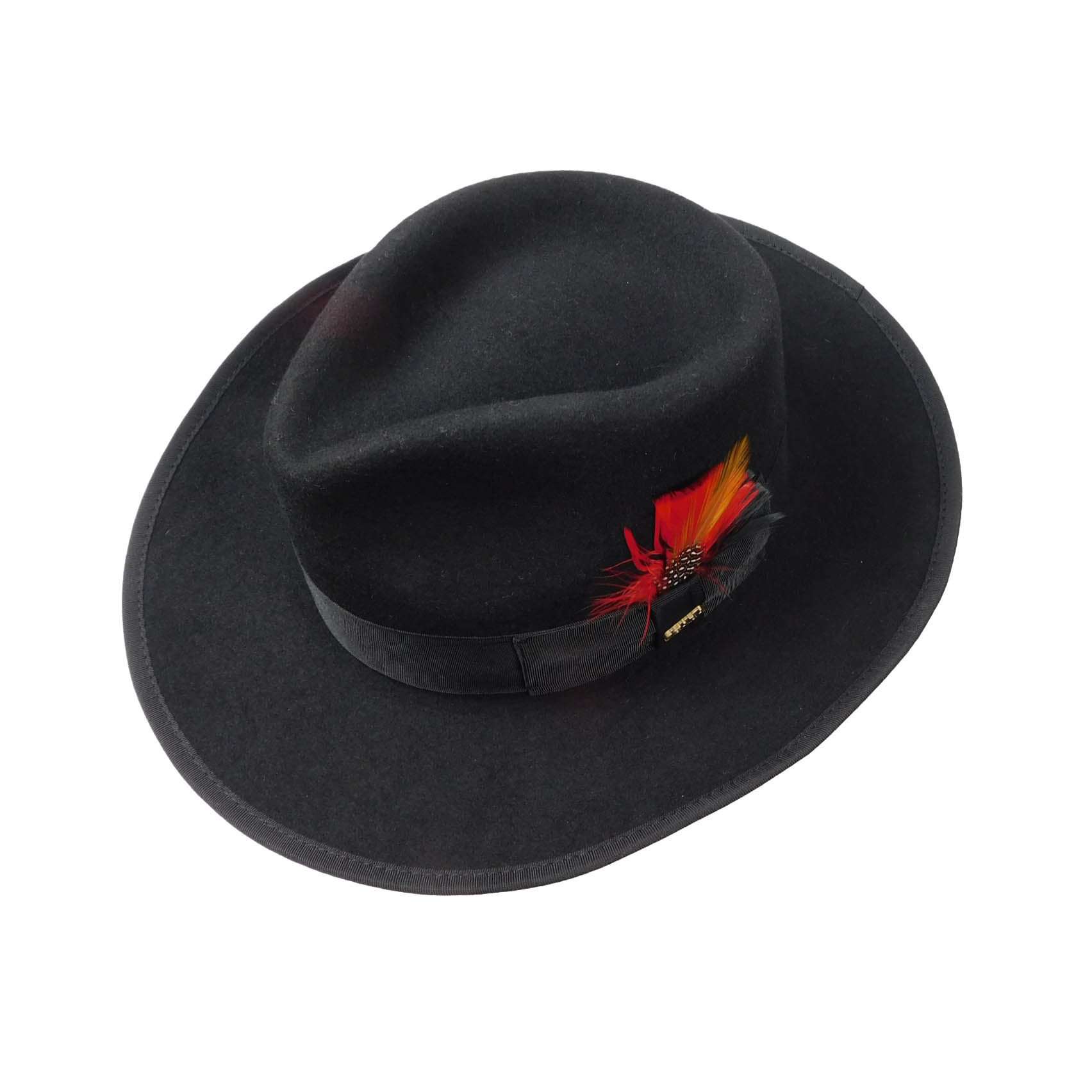 Black Wool Felt Zoot - Scala Hats for Men Safari Hat Scala Hats WF547 2XL  