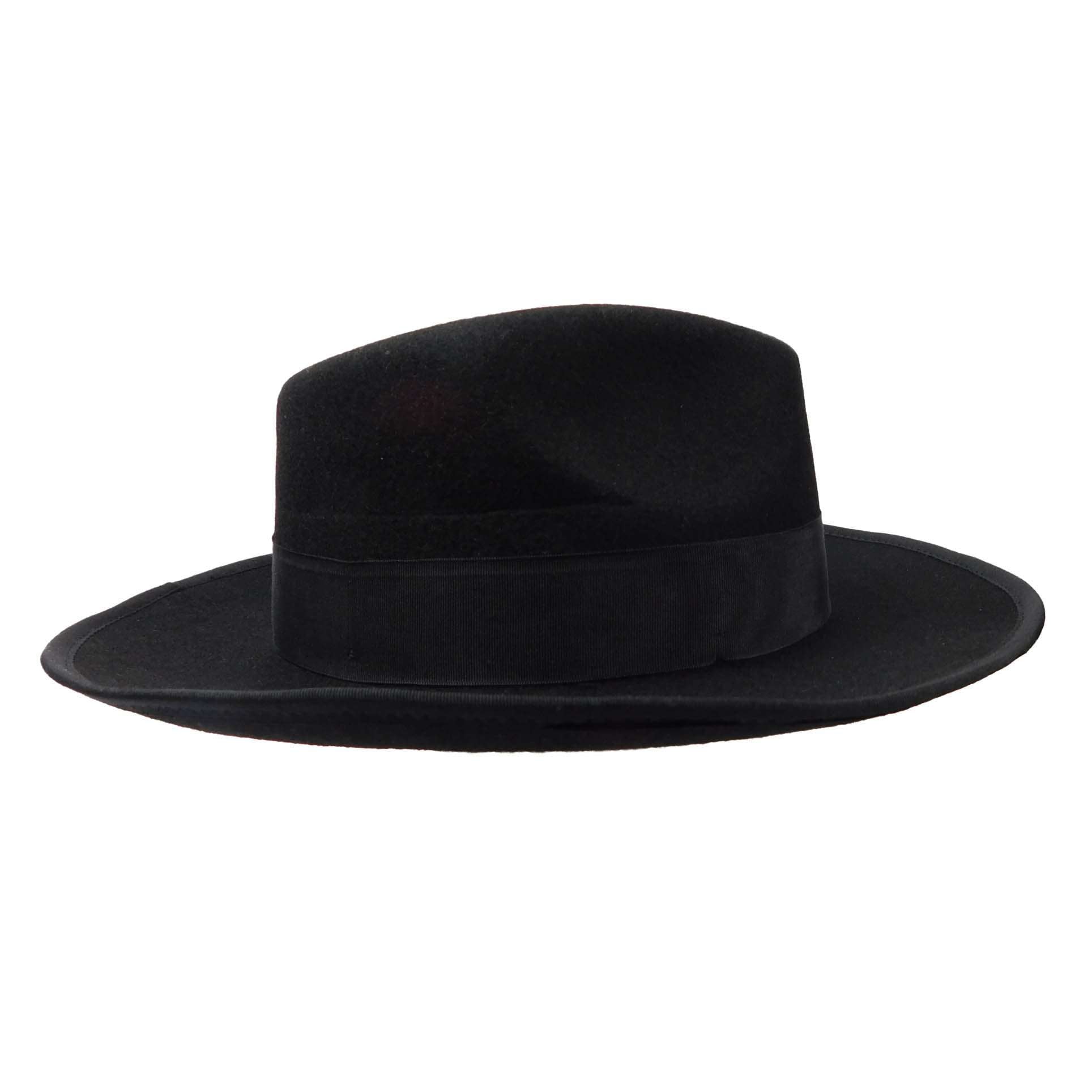 Black Wool Felt Zoot - Scala Hats for Men, Safari Hat - SetarTrading Hats 