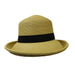 Up Turn Brim Summer Hat - Scala Collection Hats Kettle Brim Hat Scala Hats    