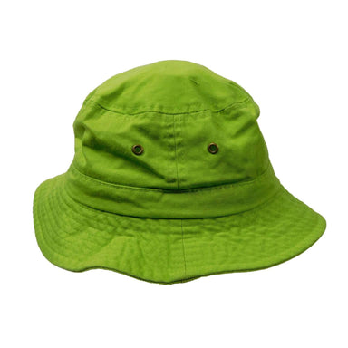 Washed Twill Kid's Bucket Hat - DPC Kids Bucket Hat Dorfman Hat Co. SK066GN Green  