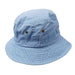 Washed Twill Kid's Bucket Hat - DPC Kids Bucket Hat Dorfman Hat Co. SK066BL Blue  