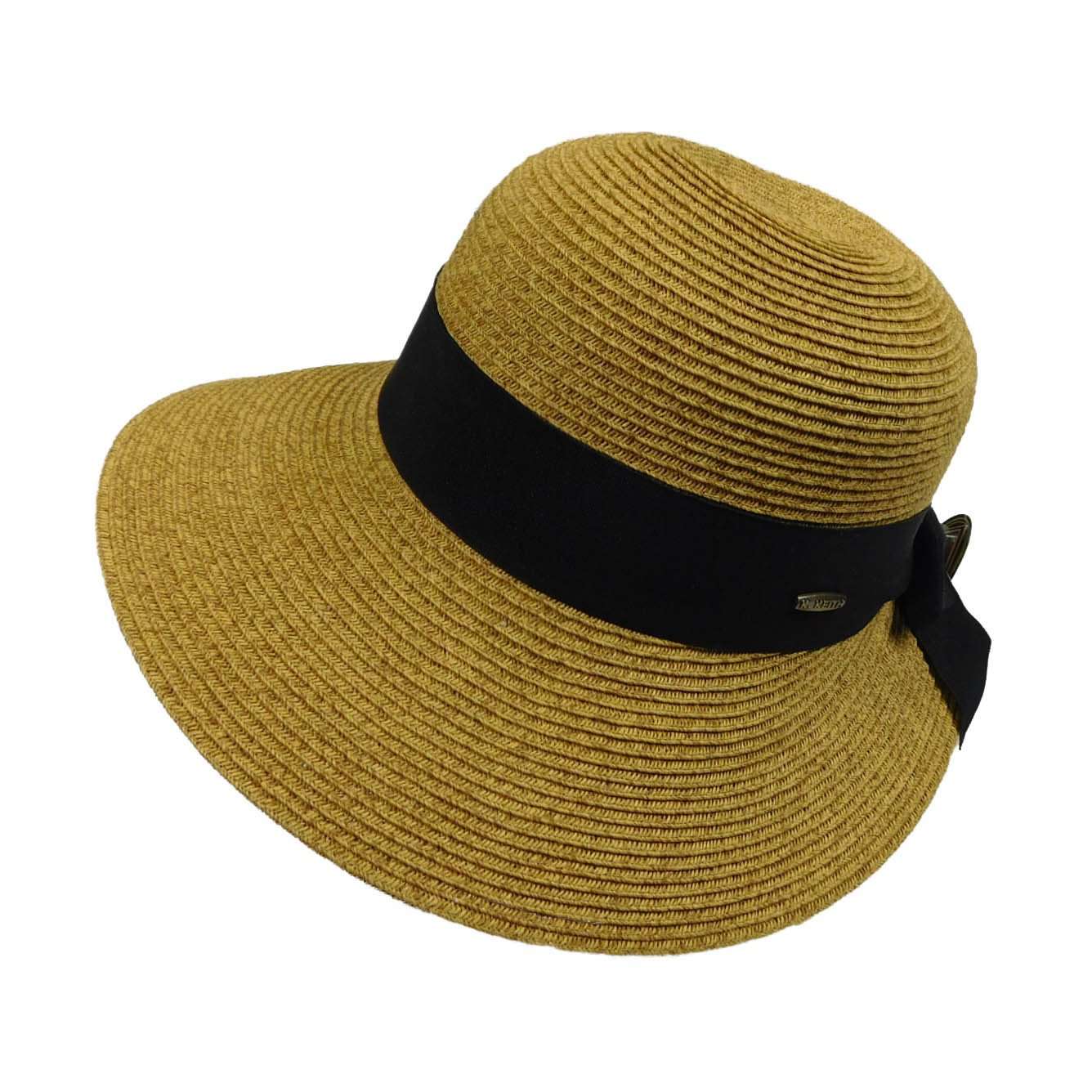 Sun Hat with Narrowing Brim - Karen Keith Wide Brim Hat Great hats by Karen Keith    