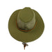 Mesh Top Safari Hat -Olive Safari Hat Mentone Beach    