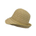 Striped Asymmetrical Summer Cloche, Cloche - SetarTrading Hats 