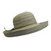 Metallic Blend Kettle Brim Sun Hat Kettle Brim Hat Jeanne Simmons WSPS674SL Silver  