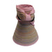 Metallic Blend Roll-up Visor Visor Cap Jeanne Simmons WSPO677PK Pink  