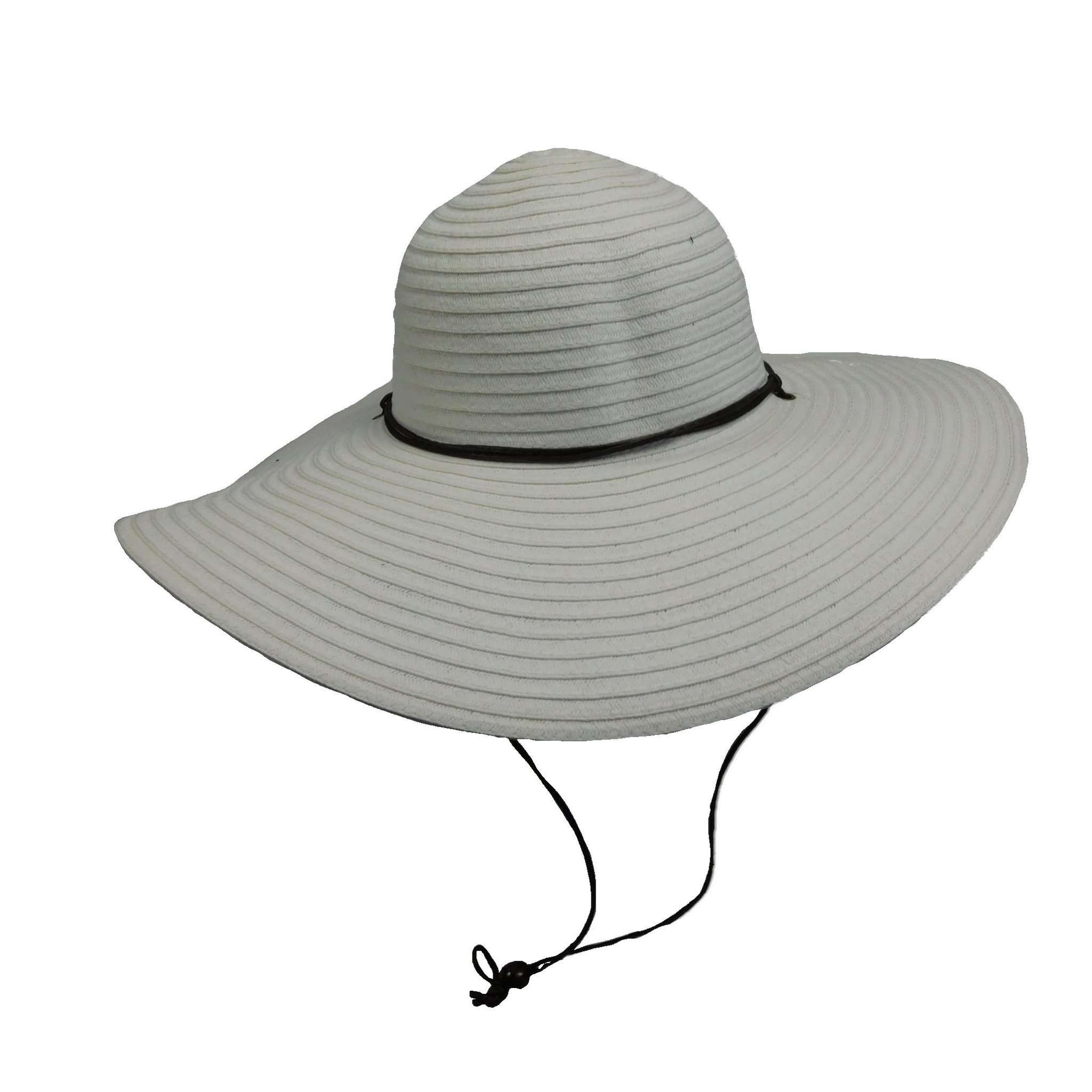 Tropical Trends Wide Brim Sun Hat with Chin Cord Wide Brim Sun Hat Dorfman Hat Co.    