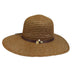 Tropical Trends Summer Floppy Hat Floppy Hat Dorfman Hat Co. lp232bn Brown  