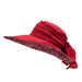 Large Brim Cotton Sun Hat Floppy Hat Something Special Hat WSCT693RD Red  