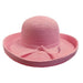 Medium Sewn Braid Kettle Brim - Jeanne Simmons Hats Kettle Brim Hat Jeanne Simmons WSPP591PK Pink  