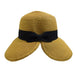 Large Brim Cloche with V-Back, Cloche - SetarTrading Hats 