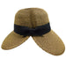 Large Brim Cloche with V-Back, Cloche - SetarTrading Hats 