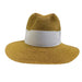 Large Brim Straw Safari Hat Safari Hat Jeanne Simmons WSPS704WH White  