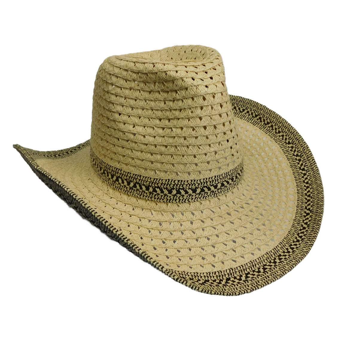 Cowboy Hat with Tribal Design Band, Cowboy Hat - SetarTrading Hats 