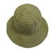 Ribbon Bucket Hat with Metallic Detail - Jeanne Simmons Cloche Jeanne Simmons    