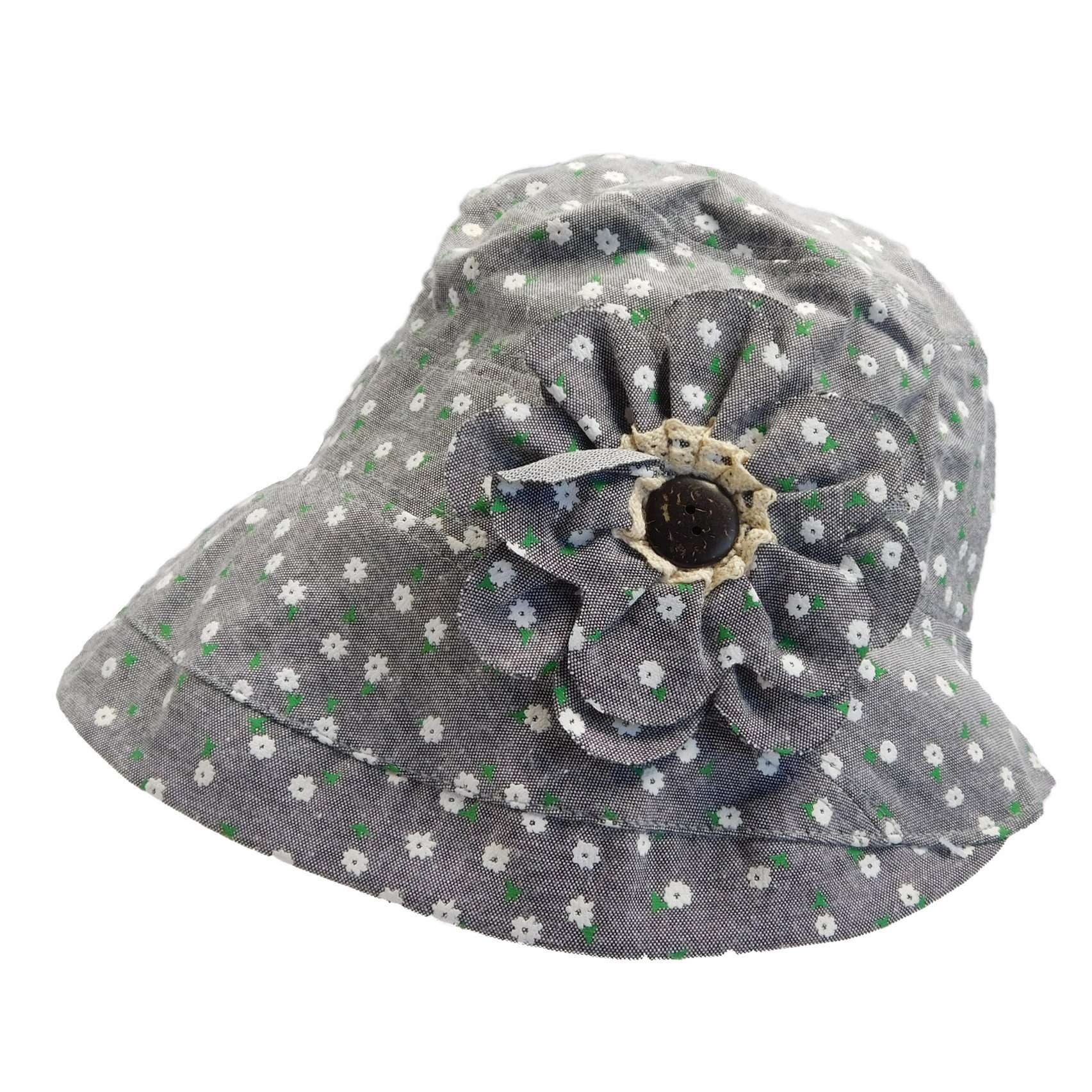 Floral Design Cloche Hat Cloche Jeanne Simmons    