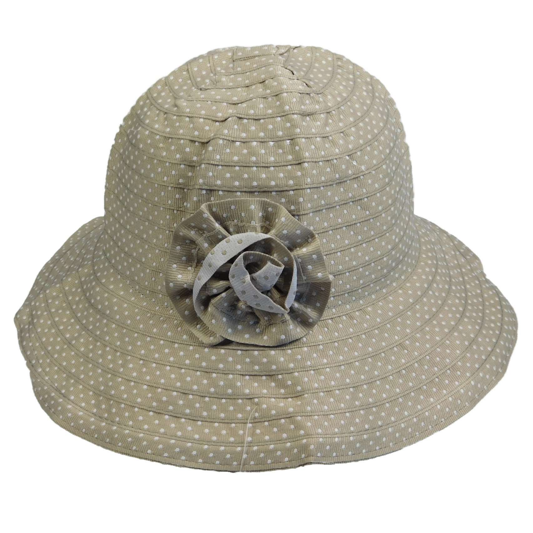 Polka Dot Ribbon Hat, Bucket Hat - SetarTrading Hats 