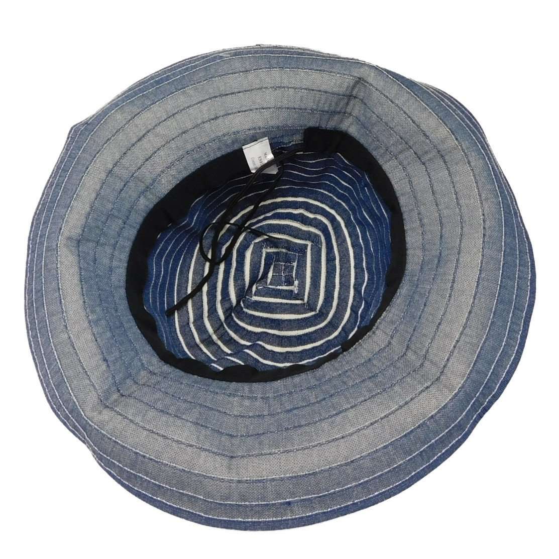 Striped Crown Ribbon Hat Kettle Brim Hat Jeanne Simmons    