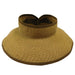 Heathered Roll Up Sun Visor Hat - Boardwalk Style, Visor Cap - SetarTrading Hats 