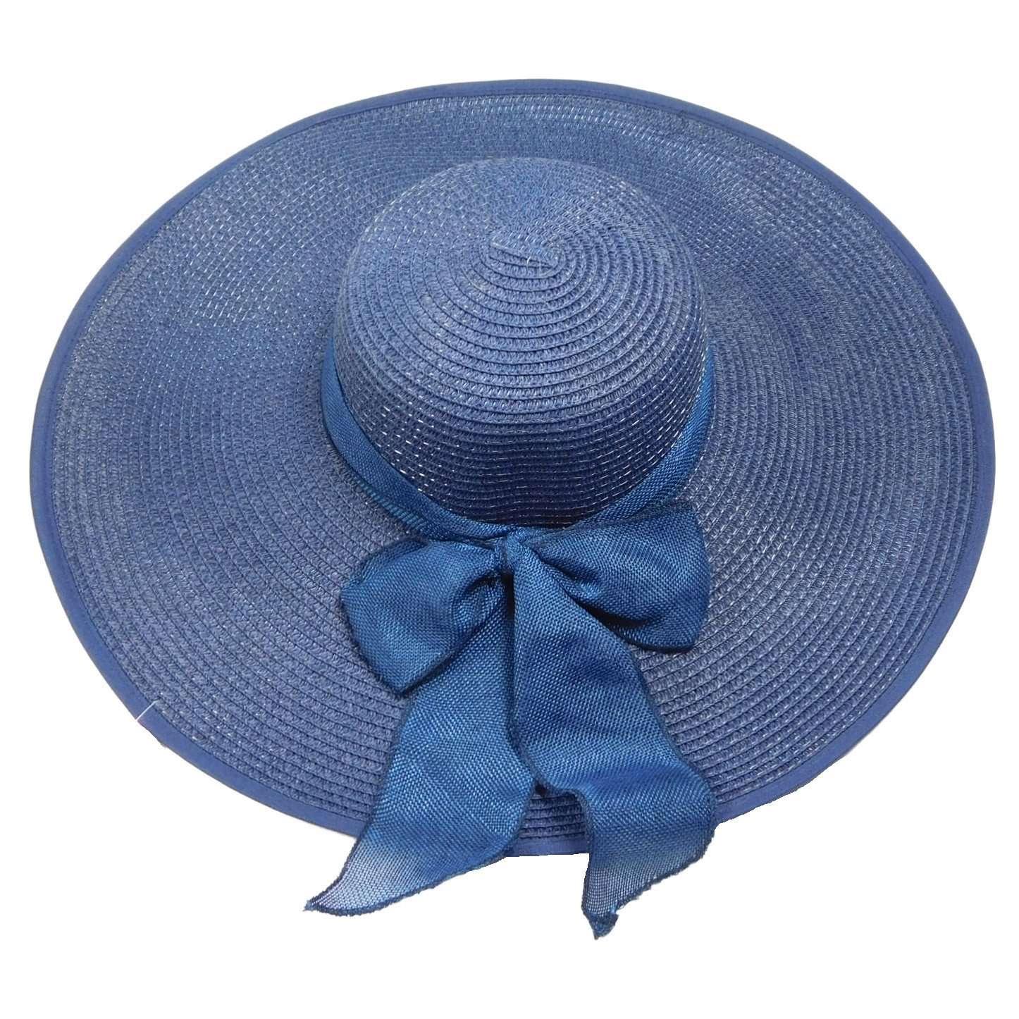 Floppy Wide Brim Sun Hat with Scarf - Milani Hats