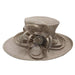 Large Oval Brim Sinamay Hat, Dress Hat - SetarTrading Hats 