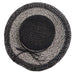 Hand Crocheted Twisted Toyo Floppy Hat - Cappelli Straworld Floppy Hat Cappelli Straworld WSTS499BK Black Medium (57 cm) 