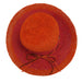 Hand Crocheted Twisted Toyo Floppy Hat - Cappelli Straworld Floppy Hat Cappelli Straworld WSTS499OR Orange Medium (57 cm) 