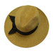 Cappelli Large Brim Summer Safari Hat Safari Hat Cappelli Straworld WSPS290BK Black  