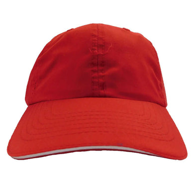 Tropical Trends Sandwiched Cap Cap Dorfman Hat Co. C0003RD Red  