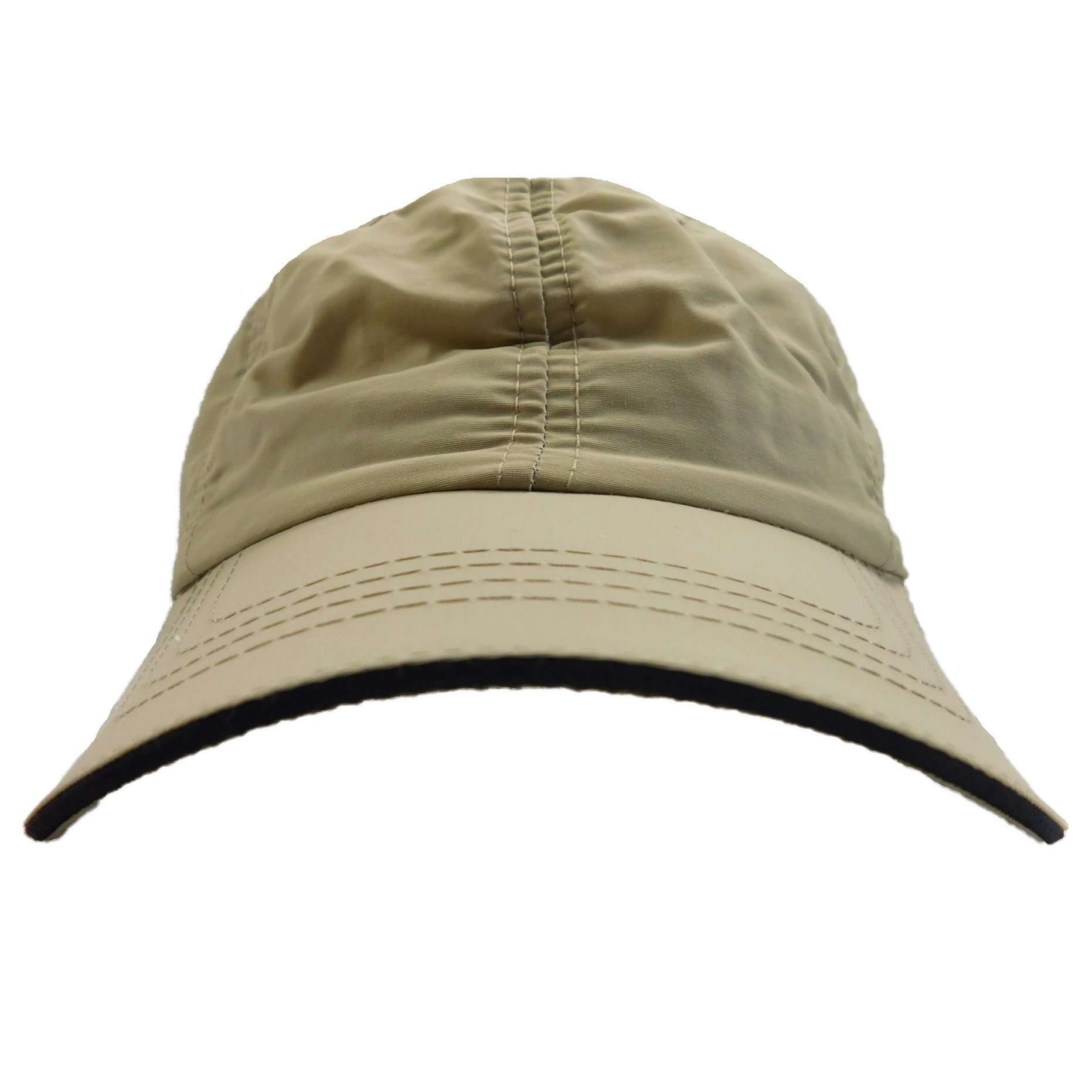 DPC Global Sandwiched Supplex® Cap Cap Dorfman Hat Co. bc136kh Khaki/Black  
