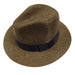 Elegant Safari Hat by Milani Safari Hat Milani Hats MSPO999BNS Brown S/M 