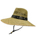 Rush Straw Gardening Safari Safari Hat Milani Hats MSS1001BK Black  