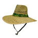 Rush Straw Gardening Safari Safari Hat Milani Hats MSS1001GN Green  