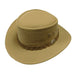 Aussie Chiller Perforated Bushie Hat Safari Hat Aussie Chiller MSFS996KHM Camel M 