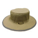 Mesh Crown Microfiber Boonie by Milani Bucket Hat Milani Hats MSPO0094KHS Khaki S/M 