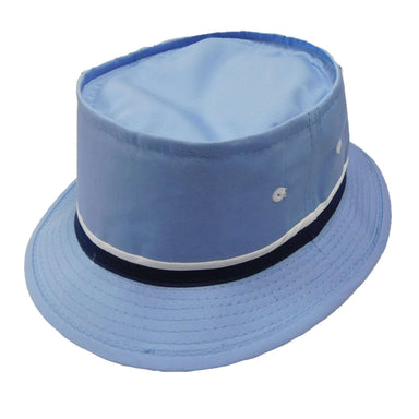 DPC Global Packable Bucket Hat with Snap Brim Bucket Hat Dorfman Hat Co. 830KS-Blue1 Light blue Small (55 cm)