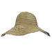 Two Tone Reversible Ribbon Crusher - Boardwalk Style Sun Hats Floppy Hat Boardwalk Style Hats WSPR831BN Brown M/L (58.5 cm) 