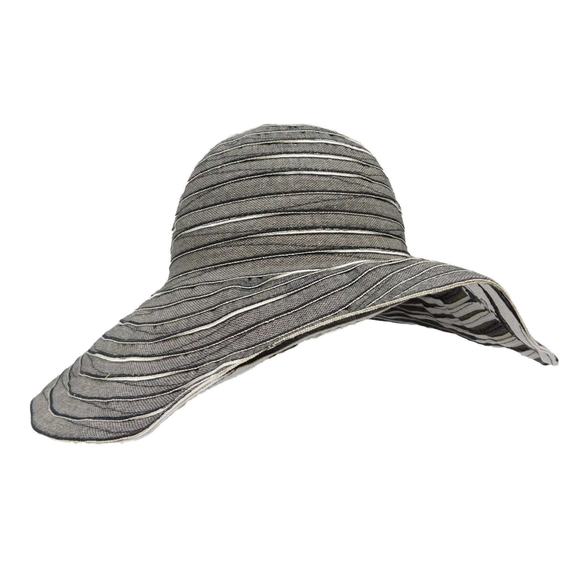Two Tone Reversible Ribbon Crusher - Boardwalk Style Sun Hats —  SetarTrading Hats