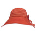 Denim Ribbon Facesaver Sun Hat - Boardwalk Style, Wide Brim Hat - SetarTrading Hats 