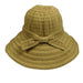 Ribbon and Straw Big Brim Hat - Boardwalk Style Wide Brim Hat Boardwalk Style Hats    
