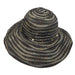 Mother Earth Hat - Boardwalk Style Sun Hats Wide Brim Hat Boardwalk Style Hats DA322BK Black M/L (58.5 cm) 
