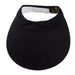 DPC Global Big Brim Cotton Sun Visor - Unisex Visor Cap Dorfman Hat Co. 256BBBK Black  