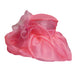 Pleated Organza Hat with Mesh Accent, Dress Hat - SetarTrading Hats 