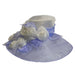 Rose Bouquet Organza Hat Dress Hat Something Special Hat    