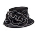 Organza Hat with Contrast Trim Dress Hat Jeanne Simmons    